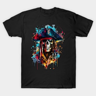 Colorful Pirate Skull T-Shirt